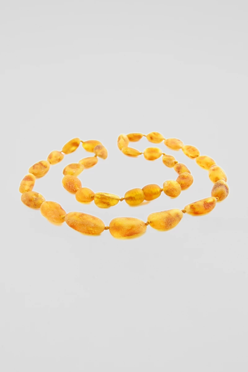 Sirag margele, miere, chihlimbar brut, 50 cm-AS1009